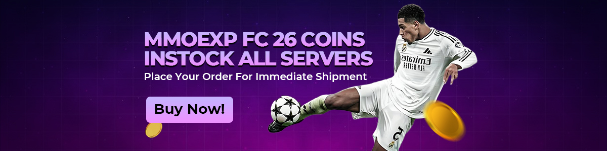 MMOexp FC 26 Coins InStock All Servers Place Your Order For Immediate Shipment Buy Now!